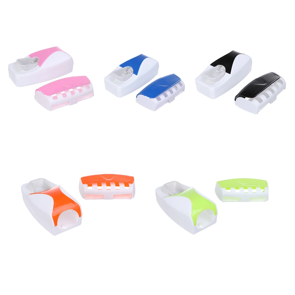 Bathroom Accessories Set Toothbrush Holder Automatic Toothpaste Dispenser Holder Toothbrush Wall Mount Rack Bathroom Tools Set
Bathroom Accessories Set Toothbrush Holder Automatic Toothpaste Dispenser Holder Toothbrush Wall Mount Rack Bathroom Tools Set