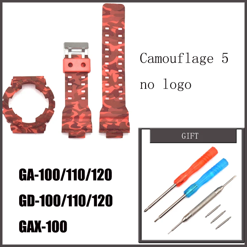 RGTOPONE Wrist Strap Case set for Casio G-SHOCK GA-100/110/12 GD-100/110/12 GAX-100 Waterproof Watch Accessories with Tools
RGTOPONE Wrist Strap Case set for Casio G-SHOCK GA-100/110/12 GD-100/110/12 GAX-100 Waterproof Watch Accessories with Tools