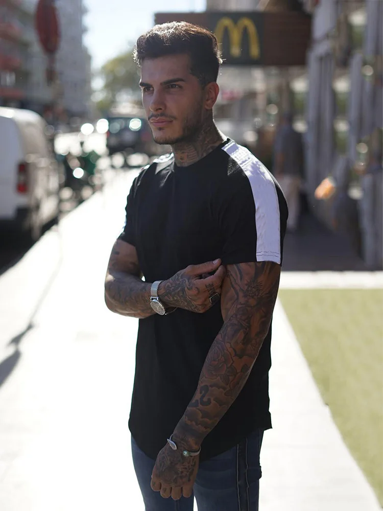 2019 New Brand Mens T-Shirts Summer Patchwork Cotton Short Sleeve T Shirts Fashion Casual Tee Shirts Male Fitness T shirt Homme
2019 New Brand Mens T-Shirts Summer Patchwork Cotton Short Sleeve T Shirts Fashion Casual Tee Shirts Male Fitness T shirt Homme
