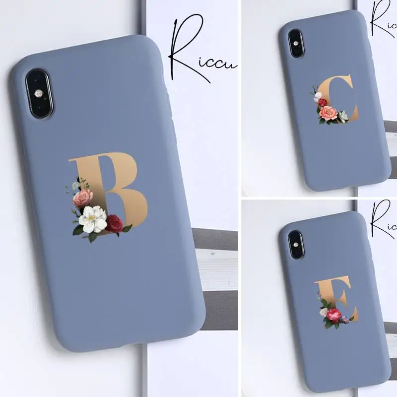Flower Custom Initial Letter Phone Case For IPhone 8 7 6 6S Plus X SE 2020 XR 11 12 Pro Mini Pro XS MAX Candy Green Silicone
Flower Custom Initial Letter Phone Case For IPhone 8 7 6 6S Plus X SE 2020 XR 11 12 Pro Mini Pro XS MAX Candy Green Silicone