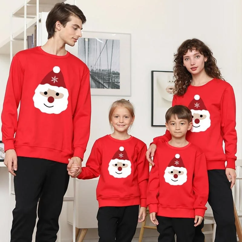Christmas Family Matching Sweatshirts Mother Daughter Father Son Cotton Sweaters Autumn Mom Mum Baby Mommy and Me Xmas Clothes
Christmas Family Matching Sweatshirts Mother Daughter Father Son Cotton Sweaters Autumn Mom Mum Baby Mommy and Me Xmas Clothes