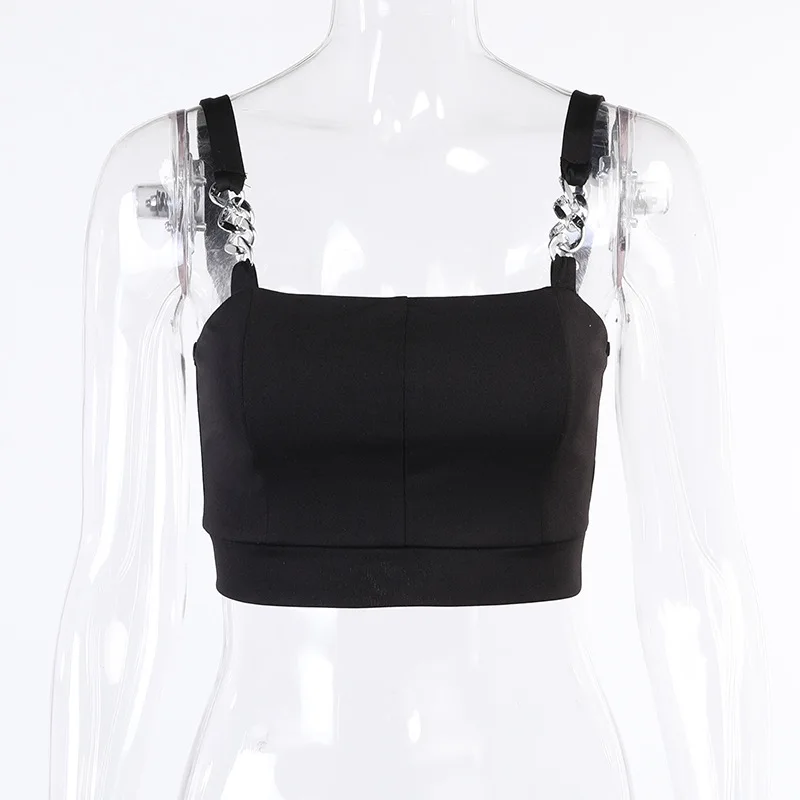 2021 Summer Fashion Women's Thick Chain Sexy Umbilical Cord Blouse Summer New Solid Color Vest Women Clothes
2021 Summer Fashion Women's Thick Chain Sexy Umbilical Cord Blouse Summer New Solid Color Vest Women Clothes