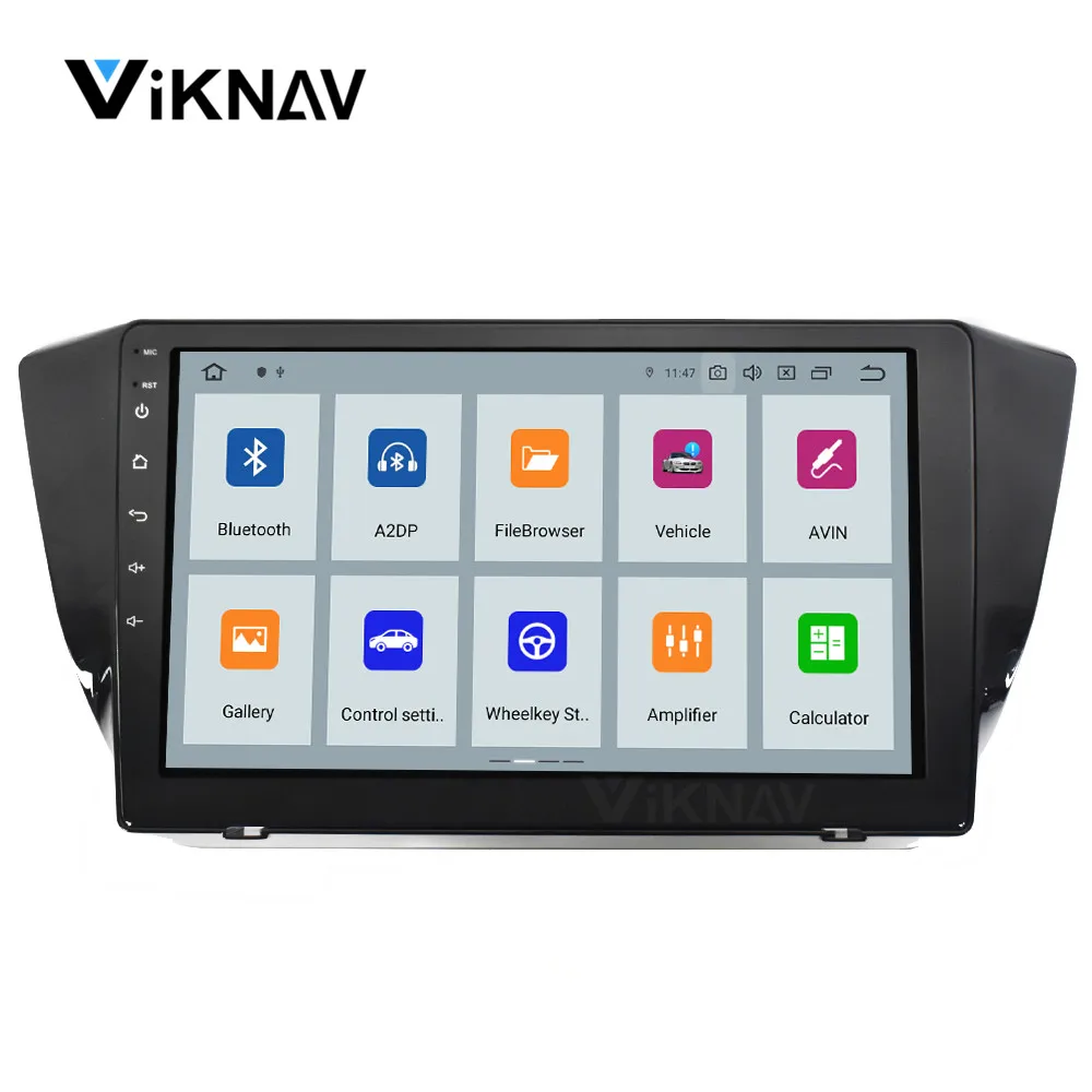 Автомагнитола 2 din для Skoda Superb 2016-2019, автомобильный мультимедийный плеер на платформе android, GPS-навигация, экран стерео приемника