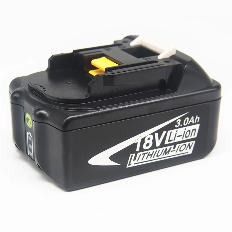 Factory Price BL1830 18 V 3.0-6.0Ah Rechargeable Battery Lithium ion for Makita 18v Battery BL1840 BL1850 BL1830 BL1860B 40M
Factory Price BL1830 18 V 3.0-6.0Ah Rechargeable Battery Lithium ion for Makita 18v Battery BL1840 BL1850 BL1830 BL1860B 40M
