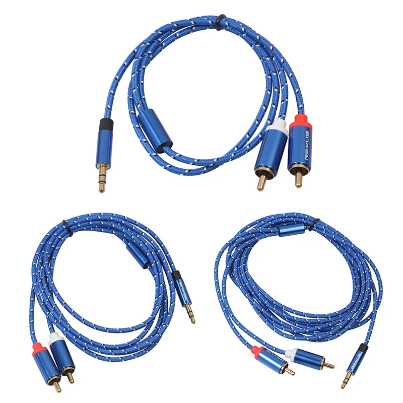 REXLIS RCA Cable 3.5mm Male To 2RCA Audio Cable Stereo Y Splitter AUX Cable For Tablet PC
REXLIS RCA Cable 3.5mm Male To 2RCA Audio Cable Stereo Y Splitter AUX Cable For Tablet PC