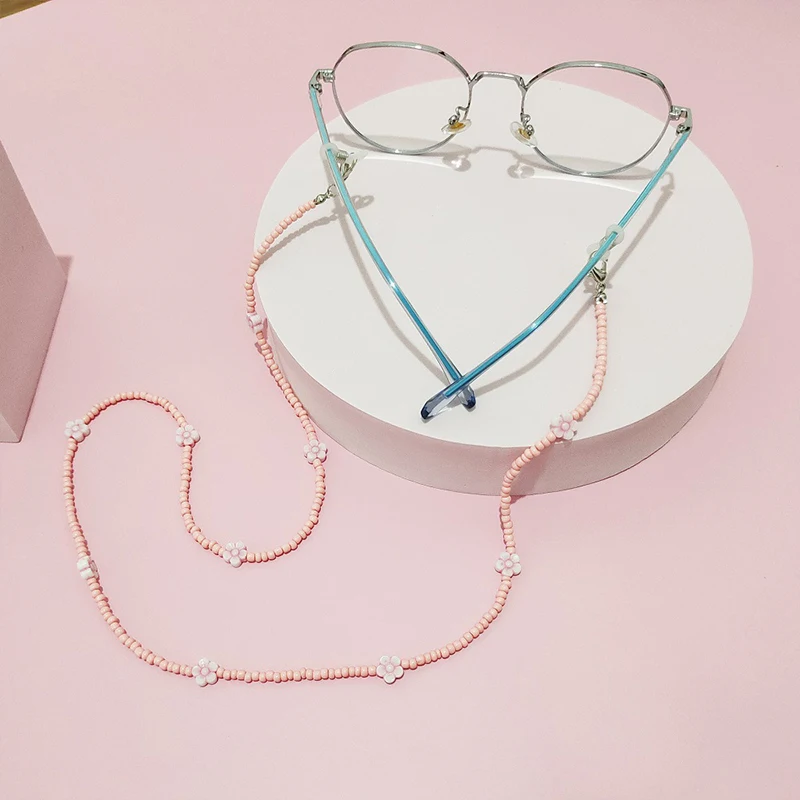 Exquisite Colorful Beads Glasses Chain Boho Beaded Flower Mask Chain Women's Neck Chain For Eyeglasses Hang Mask Strap Lanyard
Exquisite Colorful Beads Glasses Chain Boho Beaded Flower Mask Chain Women's Neck Chain For Eyeglasses Hang Mask Strap Lanyard