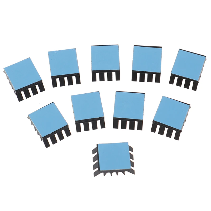 10pcs Aluminum Spiky Black Mini Heatsink Cooling Heat Sinks Cooler for IC VGA RAM With Thermally Adhesive Tape Applied
10pcs Aluminum Spiky Black Mini Heatsink Cooling Heat Sinks Cooler for IC VGA RAM With Thermally Adhesive Tape Applied