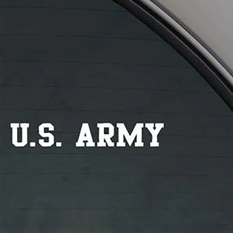 Американская армейская наклейка s Banner США Наклейка на окно 15x4.5 см | Автомобили и