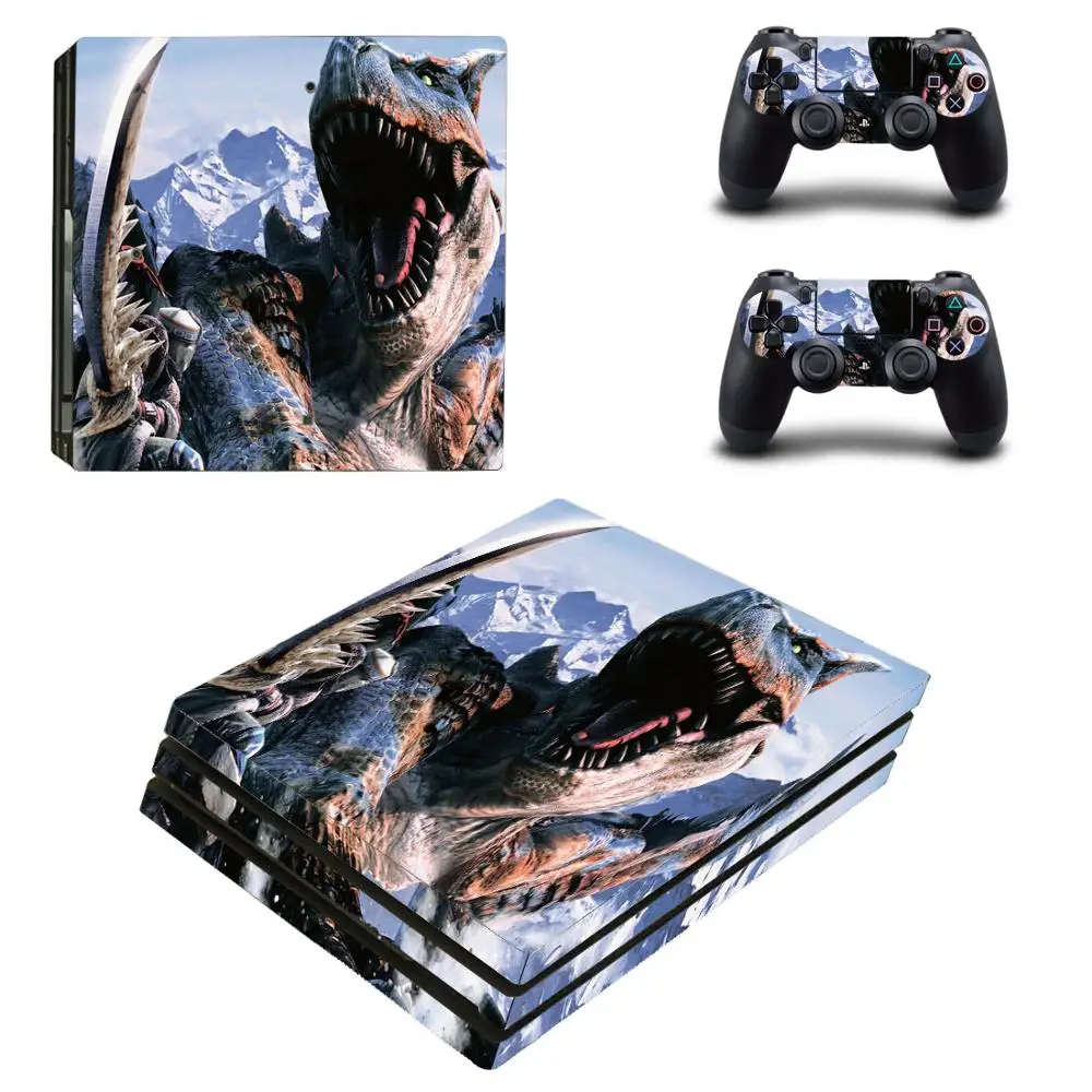 Наклейка в виде динозавра для консоли Sony Playstation 4 Pro и 2 контроллера 
Наклейка в виде динозавра для консоли Sony Playstation 4 Pro и 2 контроллера