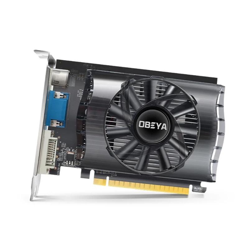 E8BE OBEYA GT730 2G 128bit DDR3 Game Graphics Card Independent HDMI-compatible VGA DVI-D interface with Big Fan
E8BE OBEYA GT730 2G 128bit DDR3 Game Graphics Card Independent HDMI-compatible VGA DVI-D interface with Big Fan