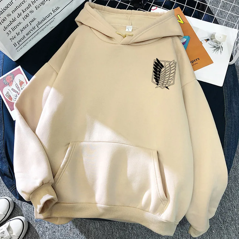 Kpop Attack on Giants Punk Hoodies Women Winter Sweatshirts Pullovers Thick long sleeve Large size Cartoons Kawaii Loose Hooded 
Kpop Attack on Giants Punk Hoodies Women Winter Sweatshirts Pullovers Thick long sleeve Large size Cartoons Kawaii Loose Hooded
