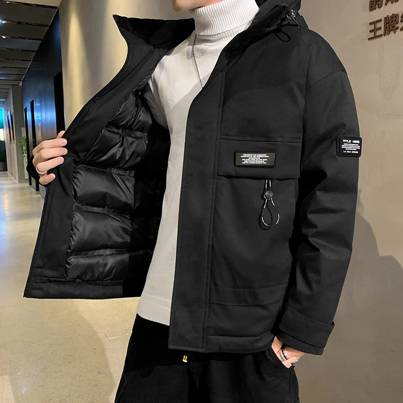 2020 Korean Winter Men's Parka Hooded Camouflage Decor Wind-proof Outdoor Winter Hot Sale Quality Plus Cotton Male Coat
2020 Korean Winter Men's Parka Hooded Camouflage Decor Wind-proof Outdoor Winter Hot Sale Quality Plus Cotton Male Coat