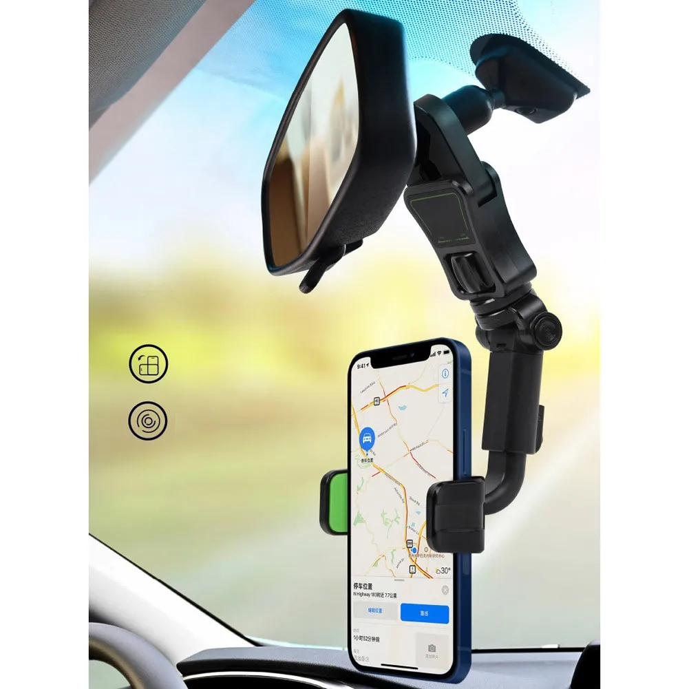 1pc Car Accessories Mount Holder 360° Rotating Car GPS Navigation Bracket Rear View Mirror Mobile Phone Bracket High Quality
1pc Car Accessories Mount Holder 360° Rotating Car GPS Navigation Bracket Rear View Mirror Mobile Phone Bracket High Quality