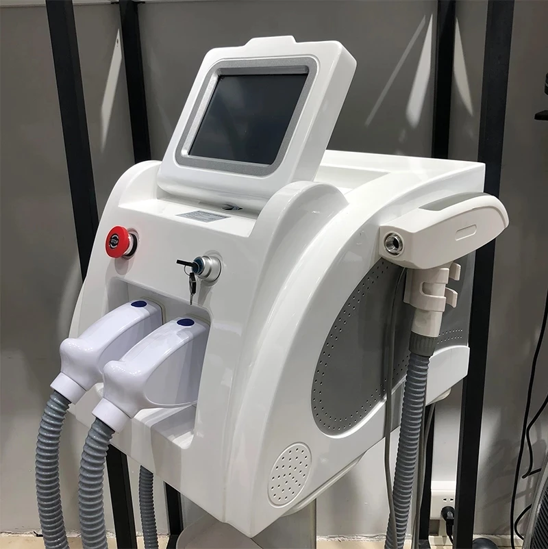 Portable 2 in 1 IPL / OPT / Elight ND-YAG Laser Tattoo Removal Painless Permanent Hair Removal Beauty Machine
Portable 2 in 1 IPL / OPT / Elight ND-YAG Laser Tattoo Removal Painless Permanent Hair Removal Beauty Machine