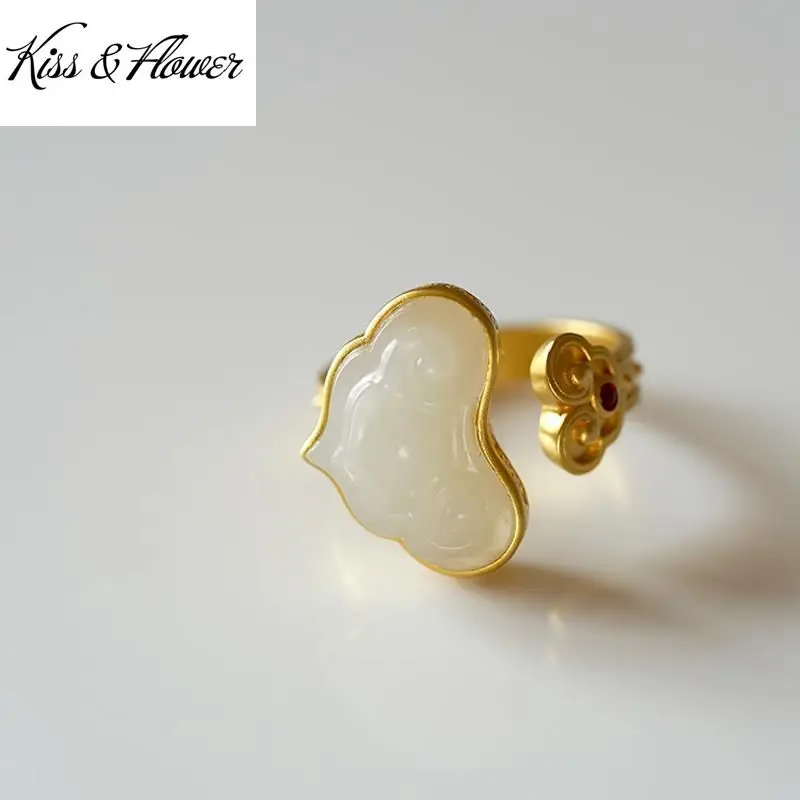 KISS&FLOWER RI133 Fine Jewelry Wholesale Fashion Woman Girl Bride Birthday Wedding Gift Vintage Heart 24KT Gold Resizable Ring
KISS&FLOWER RI133 Fine Jewelry Wholesale Fashion Woman Girl Bride Birthday Wedding Gift Vintage Heart 24KT Gold Resizable Ring