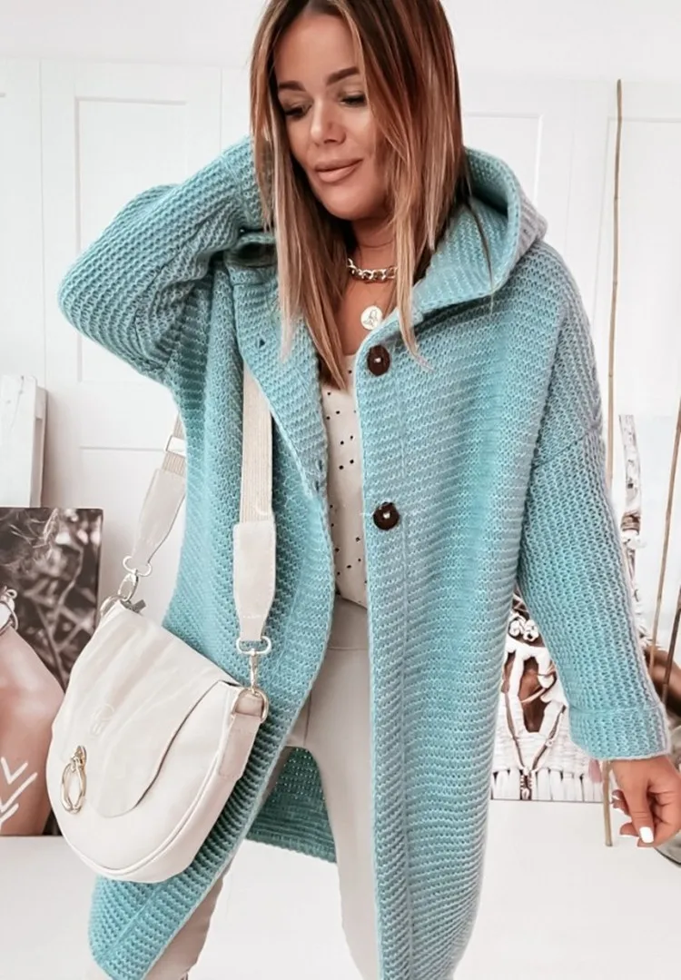 2021 new hooded sweater hat collar temperament commuter loose cardigan women sweater plus size women's clothing
2021 new hooded sweater hat collar temperament commuter loose cardigan women sweater plus size women's clothing