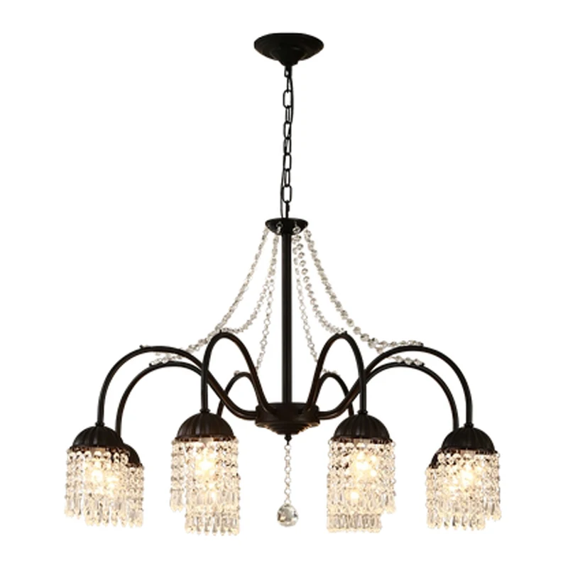 Modern Crystal Chandelier American Bedroom Dining Room Hanging Light Simple Living Room Chandelier Lighting Nordic Hanging Lamps
Modern Crystal Chandelier American Bedroom Dining Room Hanging Light Simple Living Room Chandelier Lighting Nordic Hanging Lamps