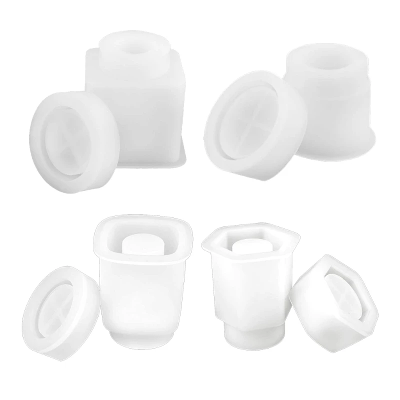 X7AF Storage Bottle Jar Crystal Resin Mold Sealed Container with Lid Silicone Mould
X7AF Storage Bottle Jar Crystal Resin Mold Sealed Container with Lid Silicone Mould