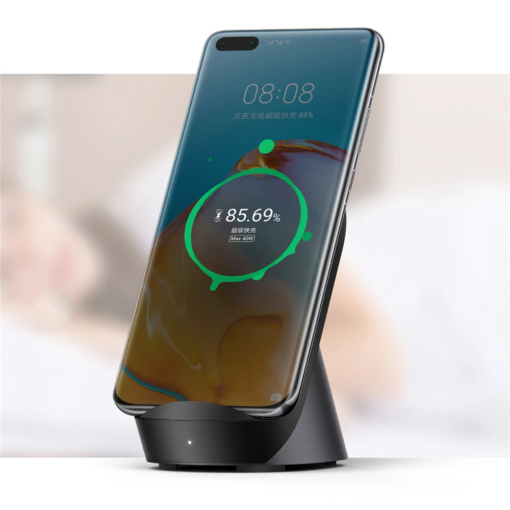 Супер Беспроводное зарядное устройство Huawei макс. 40 Вт суперзарядка CP62 для P40 Pro Mate