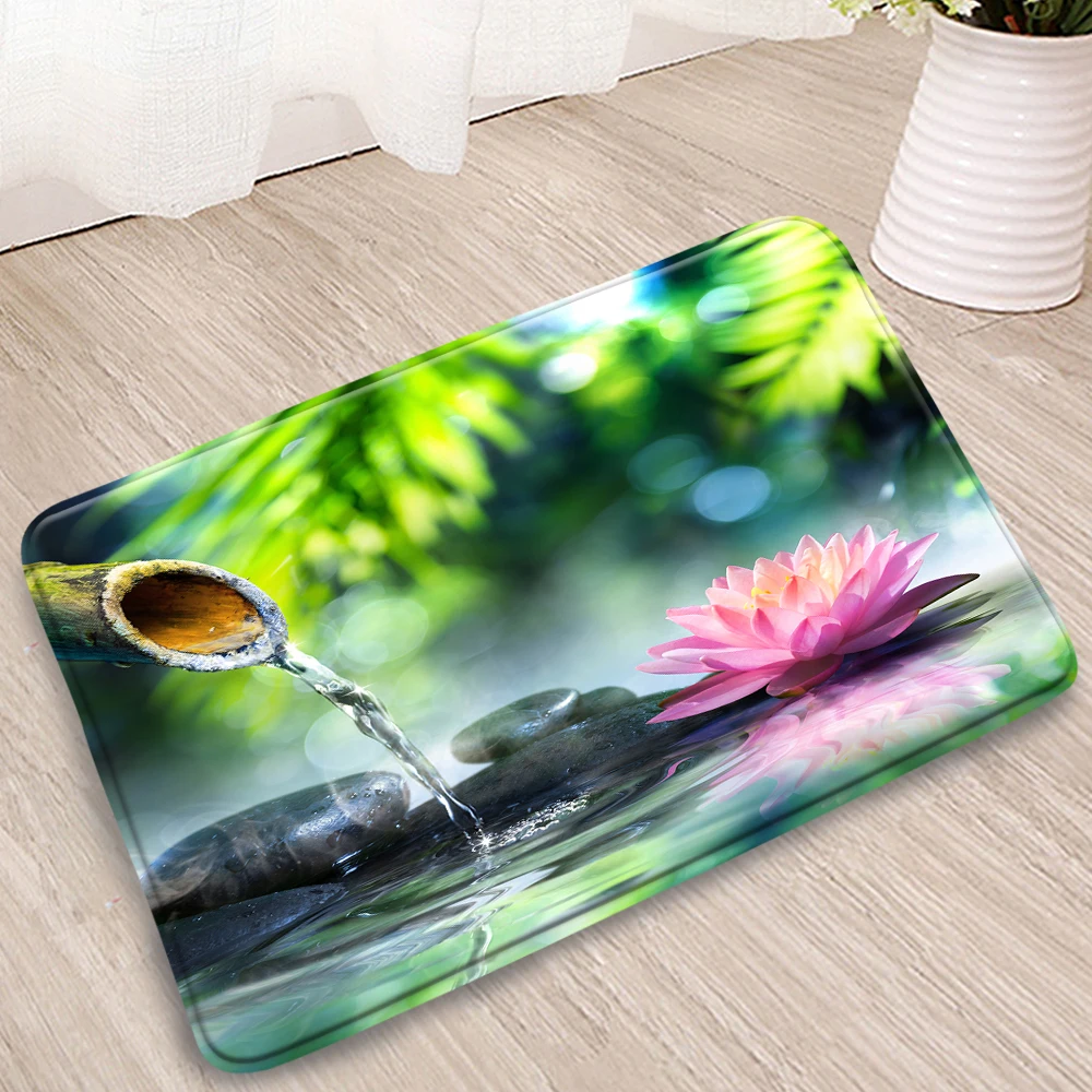 Zen Stone Bathroom Mat Green Bamboo Leaves Plants Flowers Phalaenopsis Doorway Welcome Rugs Bedroom Kitchen Non-slip Carpets
Zen Stone Bathroom Mat Green Bamboo Leaves Plants Flowers Phalaenopsis Doorway Welcome Rugs Bedroom Kitchen Non-slip Carpets