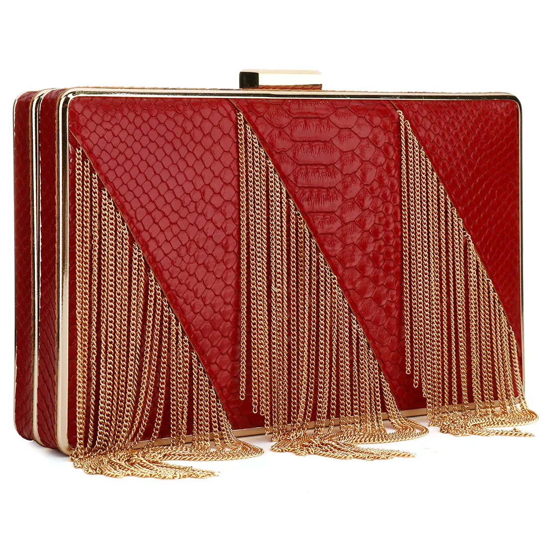 Red Fashion Leather Clutch Bags Chain Decoration Rectangle Clutches Female Luxury Party Wedding Shoulder Bag Designer Pouch
Red Fashion Leather Clutch Bags Chain Decoration Rectangle Clutches Female Luxury Party Wedding Shoulder Bag Designer Pouch