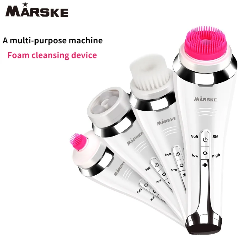 4 in1 Facial Cleansing Brushes Electric Roration Face Cleaner Brush Heat Up Face Massager Face Lift Facial Cleaning Skin Care
4 in1 Facial Cleansing Brushes Electric Roration Face Cleaner Brush Heat Up Face Massager Face Lift Facial Cleaning Skin Care