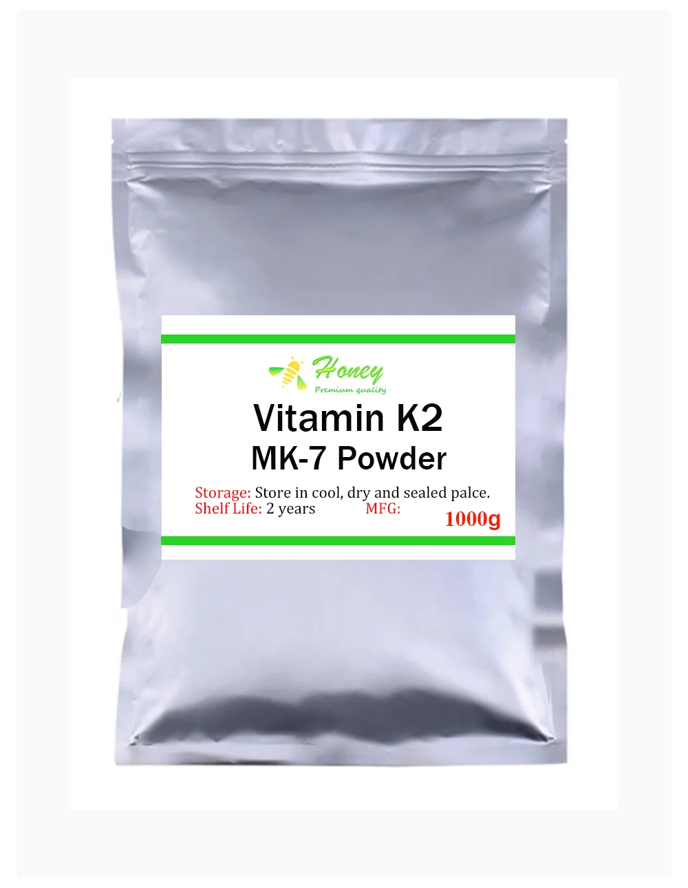 Vitamin K2 powder, MK-7 prevent osteoporosis, increase bone mineral density, reduce blood pressure
Vitamin K2 powder, MK-7 prevent osteoporosis, increase bone mineral density, reduce blood pressure
