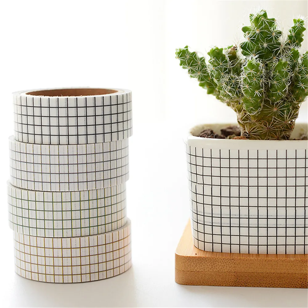 4pcs/Set Grid Striped Washi Tape Kawaii Stationery Adhesive Masking Tapes DIY Scrapbooking Dairy Photo Album Korean Stationery
4pcs/Set Grid Striped Washi Tape Kawaii Stationery Adhesive Masking Tapes DIY Scrapbooking Dairy Photo Album Korean Stationery