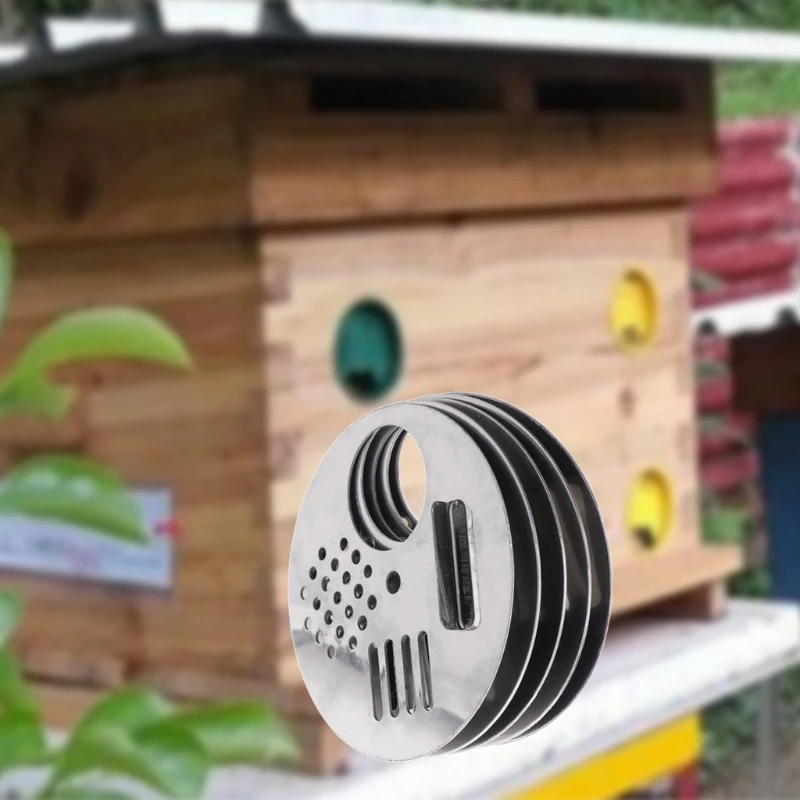 5Pcs Bee Box Door Cage Stainless Steel Round Hive Hole Beekeeping Nest Equipment
5Pcs Bee Box Door Cage Stainless Steel Round Hive Hole Beekeeping Nest Equipment
