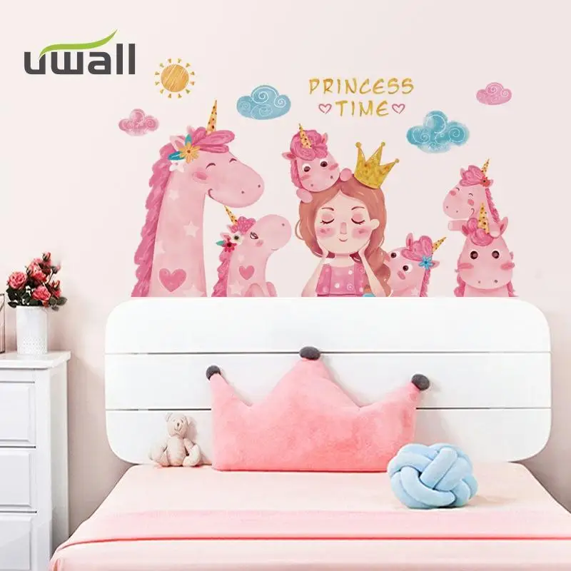 Pink Princess Unicorn Wall Stickers Baby Room Girl Bedroom Decor Kids Room Decor Stickers Self-Adhesive Stickers Home Decoration
Pink Princess Unicorn Wall Stickers Baby Room Girl Bedroom Decor Kids Room Decor Stickers Self-Adhesive Stickers Home Decoration