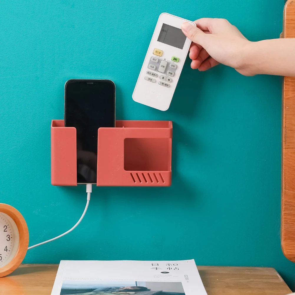 Wall Mounted Organizer Remote Control Holder Punch Free Storage Box TV Air Conditioner Remote Holder Phone Stand Home Office
Wall Mounted Organizer Remote Control Holder Punch Free Storage Box TV Air Conditioner Remote Holder Phone Stand Home Office