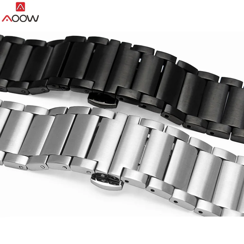 

20mm 22mm Stainless Steel Metal Strap for Samsung Galaxy Watch 46mm Watchband for SM-R800 SM-R180 Huawei Garmin for Men Women