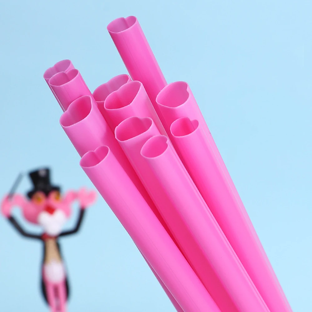 100PCS Heart Shaped Plastic Straws Bendable Disposable Drinking Straws Individually Wrapped Party Event Supplies
100PCS Heart Shaped Plastic Straws Bendable Disposable Drinking Straws Individually Wrapped Party Event Supplies