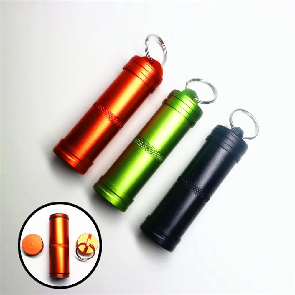 Aluminum Alloy Sealed Waterproof Medicine Bottle 1.18mm Durable For Storing Capsule Pills Outdoor Emergency Medicine Bottle
Aluminum Alloy Sealed Waterproof Medicine Bottle 1.18mm Durable For Storing Capsule Pills Outdoor Emergency Medicine Bottle