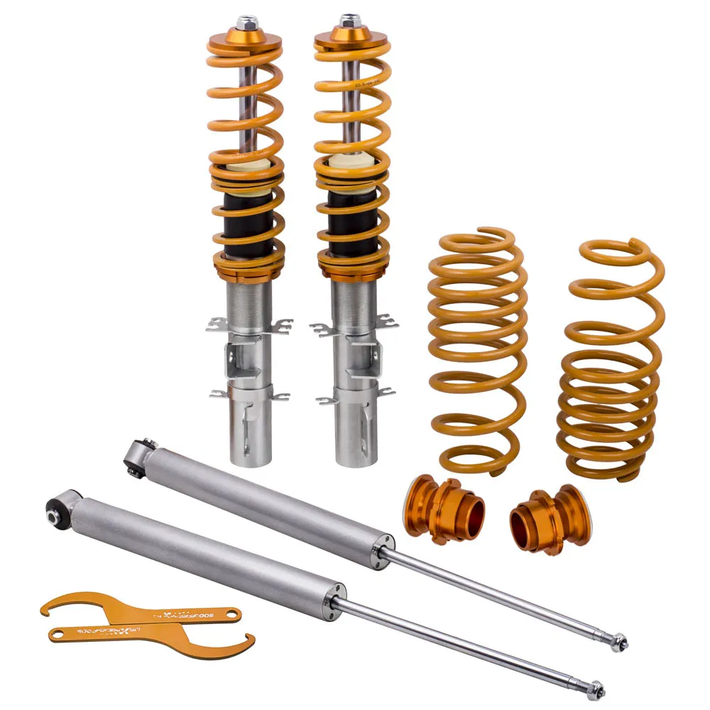 Для SEAT LEON CUPRA & R TYPE 1M MK1 1999 2006 COILOVER Shock Absrober|Амортизаторы и опоры| |