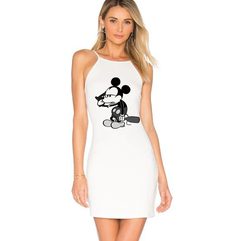 Disney Mickey Dress Minnie Mouse Printed Sling Ladies Sexy Hanging Neck Fashion Sling New Sandy Beach Women Clothing 2021
Disney Mickey Dress Minnie Mouse Printed Sling Ladies Sexy Hanging Neck Fashion Sling New Sandy Beach Women Clothing 2021