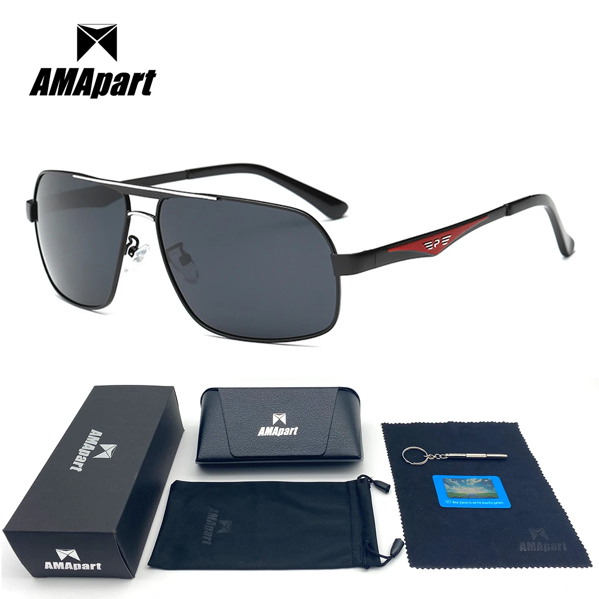 AMApart High Quality Polarized Sunglasses For Men Driving Fishing Sports Outdoors UV400 Protection Anti-Glare
AMApart High Quality Polarized Sunglasses For Men Driving Fishing Sports Outdoors UV400 Protection Anti-Glare