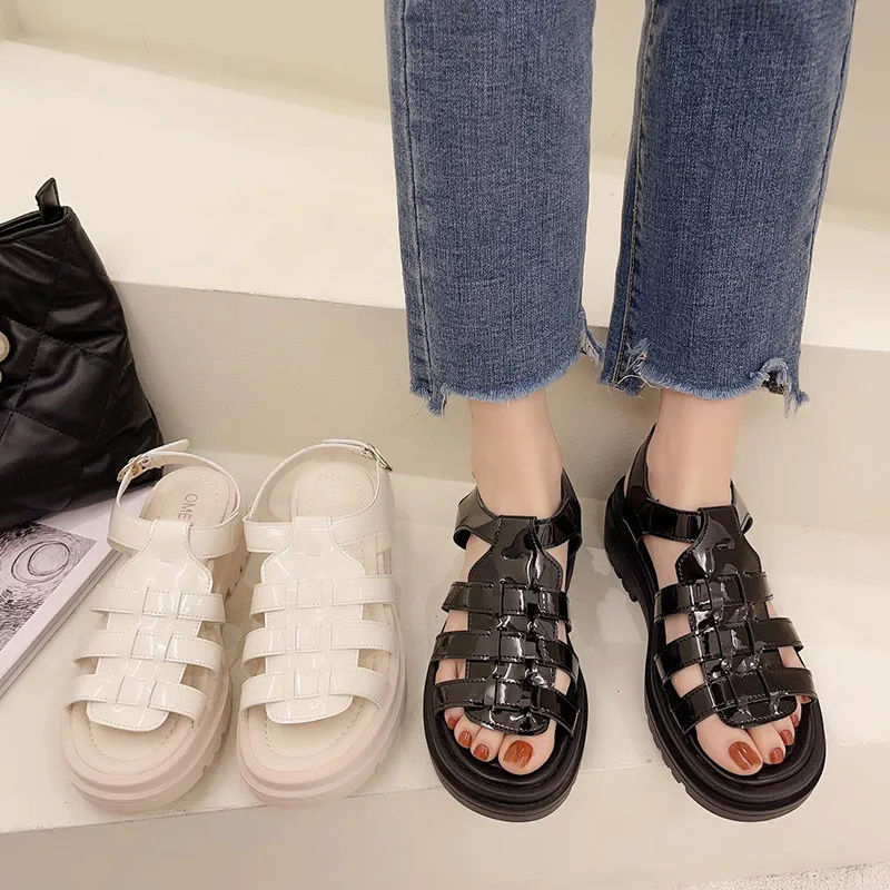 Roman Sandals Black Shoes for Women Clogs With Heel Med Muffins shoe 2021 Summer All-Match Buckle Strap Gladiator Beige Thick Be
Roman Sandals Black Shoes for Women Clogs With Heel Med Muffins shoe 2021 Summer All-Match Buckle Strap Gladiator Beige Thick Be