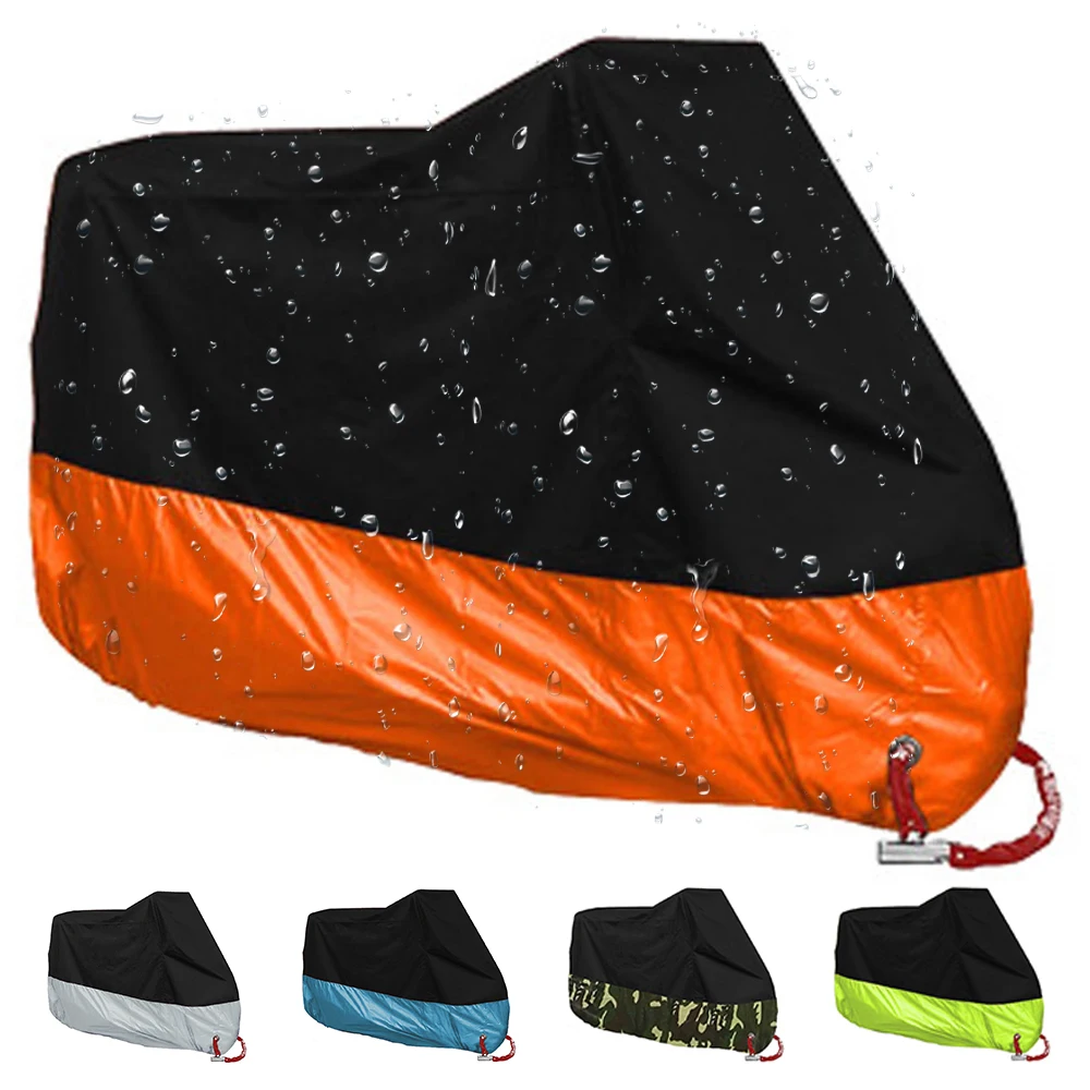 Motorcycle Cover Universal Outdoor Uv Protector All Season Waterproof Bike Rain Dustproof Motor Scooter Cover M L XL 2XL 3XL 4XL
Motorcycle Cover Universal Outdoor Uv Protector All Season Waterproof Bike Rain Dustproof Motor Scooter Cover M L XL 2XL 3XL 4XL
