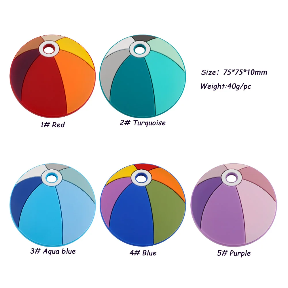 Sunrony 20Pcs Round Silicone Ball Teether BPA-Free Baby Teeth Care Teething Ring Silicone Bead Molar Toy Decorations
Sunrony 20Pcs Round Silicone Ball Teether BPA-Free Baby Teeth Care Teething Ring Silicone Bead Molar Toy Decorations