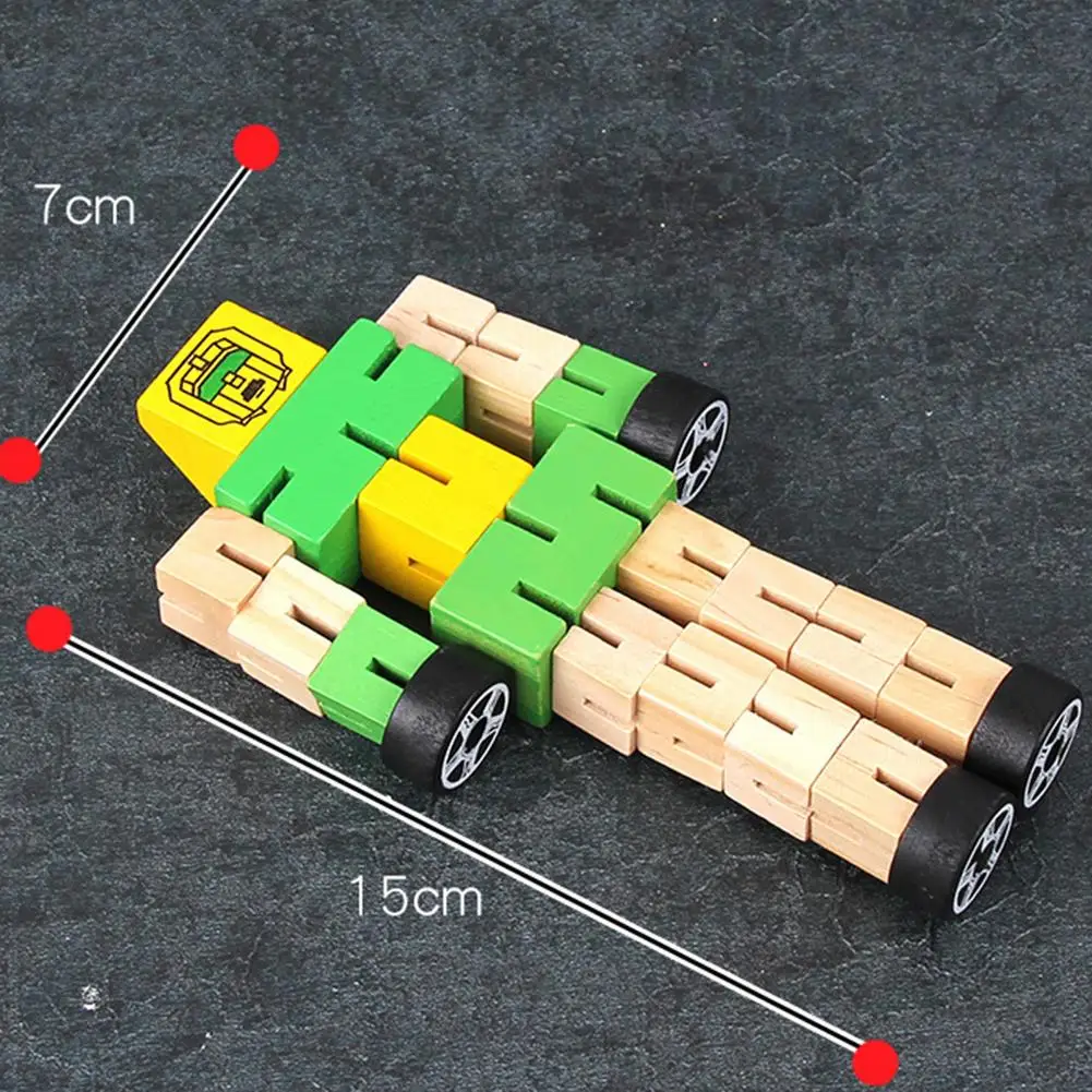 Wooden Robot Toy Children Educational Hand Play Robot Folding Building Block Toy For Children Autobot Figure Model
Wooden Robot Toy Children Educational Hand Play Robot Folding Building Block Toy For Children Autobot Figure Model