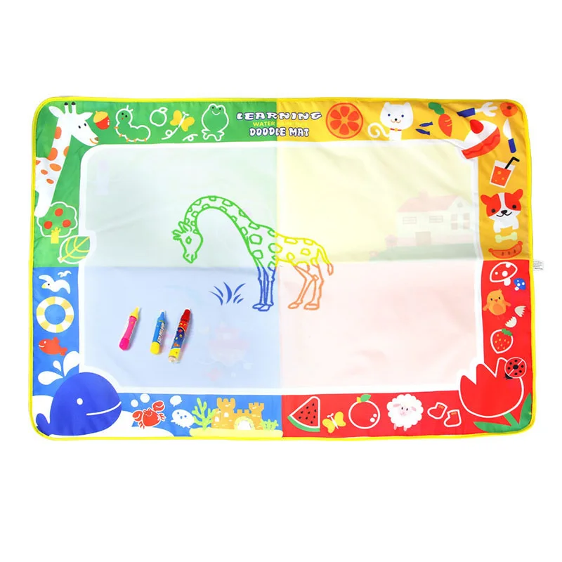 

Тканевый коврик для рисования водой, рисования, доска, игрушка, волшебная ручка, каракули, детские развивающие игрушки