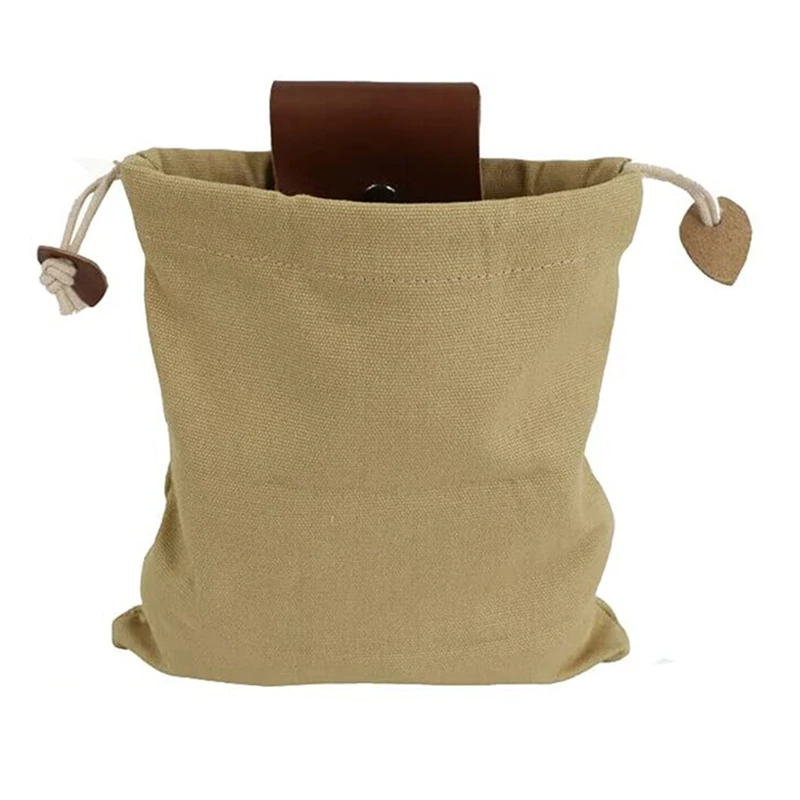 Collapsible Canvas Foraging Pouch for Hiking, Waist Packs to Collect Treasures & Seashells, Pu Leather Belt Pouch
Collapsible Canvas Foraging Pouch for Hiking, Waist Packs to Collect Treasures & Seashells, Pu Leather Belt Pouch