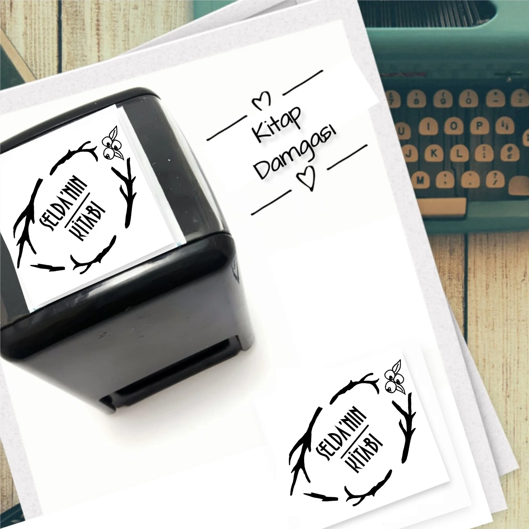 Personalized Name Written Automatic Square Stamp-806 
Personalized Name Written Automatic Square Stamp-806