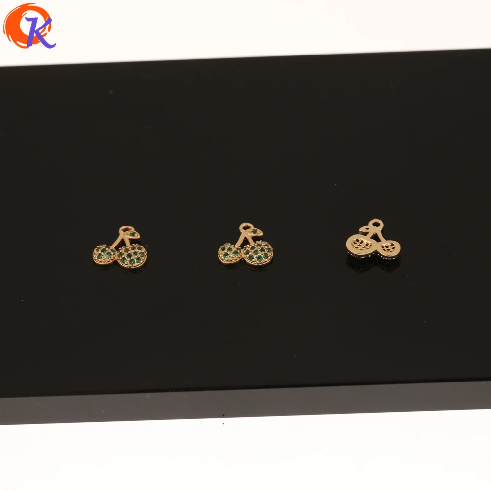 Cordial Design 50Pcs 9*10MM Jewelry Accessories/Hand Made/Rhinestone Pendant/Cherry Shape/Earrings Findings/DIY Making/CZ Charms
Cordial Design 50Pcs 9*10MM Jewelry Accessories/Hand Made/Rhinestone Pendant/Cherry Shape/Earrings Findings/DIY Making/CZ Charms