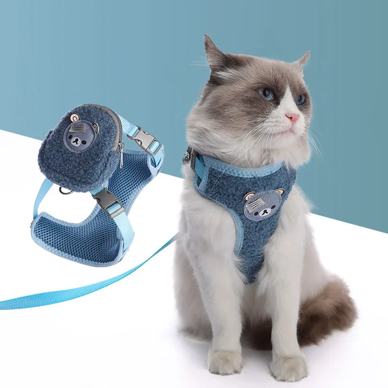 Cartoon Bear Coin Backpack Small Dog Vest Harness Leash Suit Arnes Perro Puppy Harness Chain Medium Dog Cats Pet Accessories
Cartoon Bear Coin Backpack Small Dog Vest Harness Leash Suit Arnes Perro Puppy Harness Chain Medium Dog Cats Pet Accessories