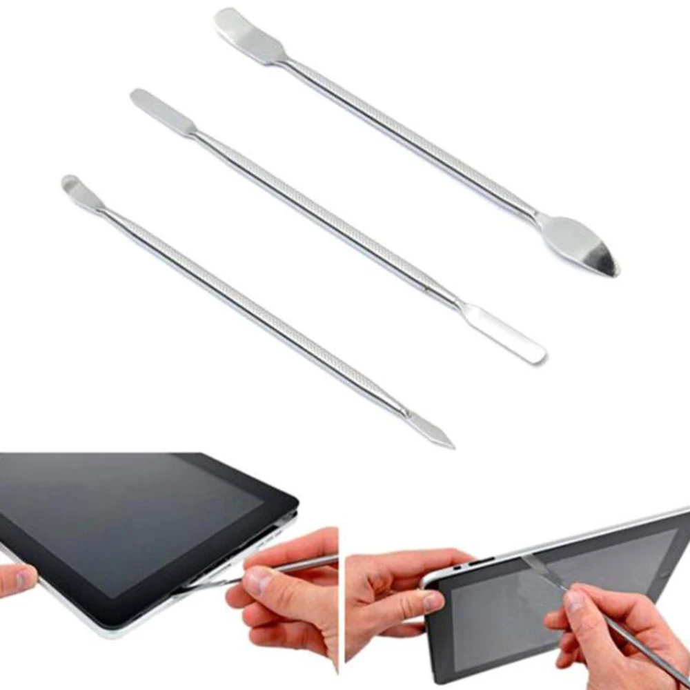 3Pcs Universal Mobile Phone Repair Opening Tool Metal Spudger Kits Disassemble Crowbar Metal Steel Pry Phone Hand Tool Set
3Pcs Universal Mobile Phone Repair Opening Tool Metal Spudger Kits Disassemble Crowbar Metal Steel Pry Phone Hand Tool Set