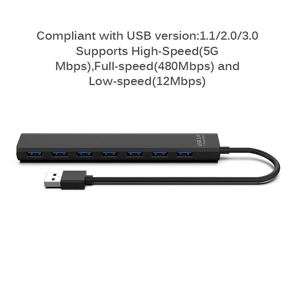 USB Hub 3.0 Hub 7 Ports USB 3.0 2.0 Hub Splitter Adapter For PC USB Hub Transmission Expander Multiple USB Hub
USB Hub 3.0 Hub 7 Ports USB 3.0 2.0 Hub Splitter Adapter For PC USB Hub Transmission Expander Multiple USB Hub