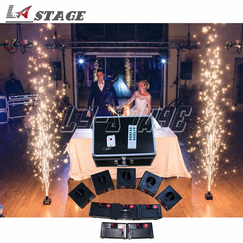 Cold Firework Ignition Machine Wireless Remote Pyrotechnics 10Cues Receiver Stage Equipment Fountain System 1case 10Base Firing
Cold Firework Ignition Machine Wireless Remote Pyrotechnics 10Cues Receiver Stage Equipment Fountain System 1case 10Base Firing