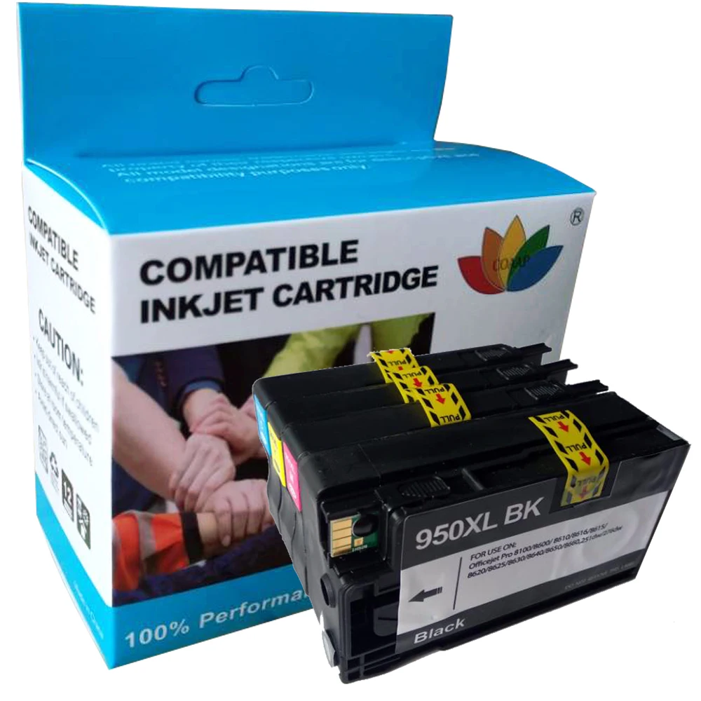4 Compatible hp950 hp951 Ink Cartridge for HP 950 951 XL Officejet Pro 8100 8600 8630 8610 8620 8680 8615 8625 Printer with chip
4 Compatible hp950 hp951 Ink Cartridge for HP 950 951 XL Officejet Pro 8100 8600 8630 8610 8620 8680 8615 8625 Printer with chip